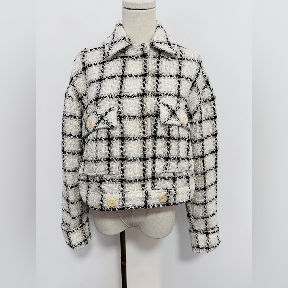 Anine Bing Adriana Plaid Jacket - Picture 4 of 12